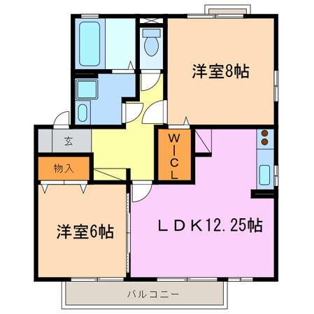 リビングタウン香久山Cの物件間取画像